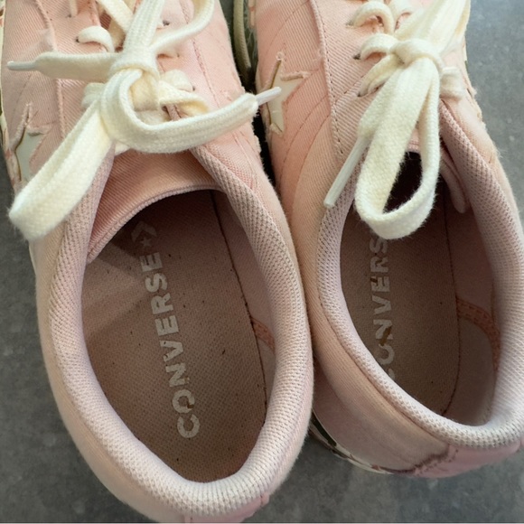 CONVERSE Womens Storm Pink Floral Sneakers - Picture 14 of 14